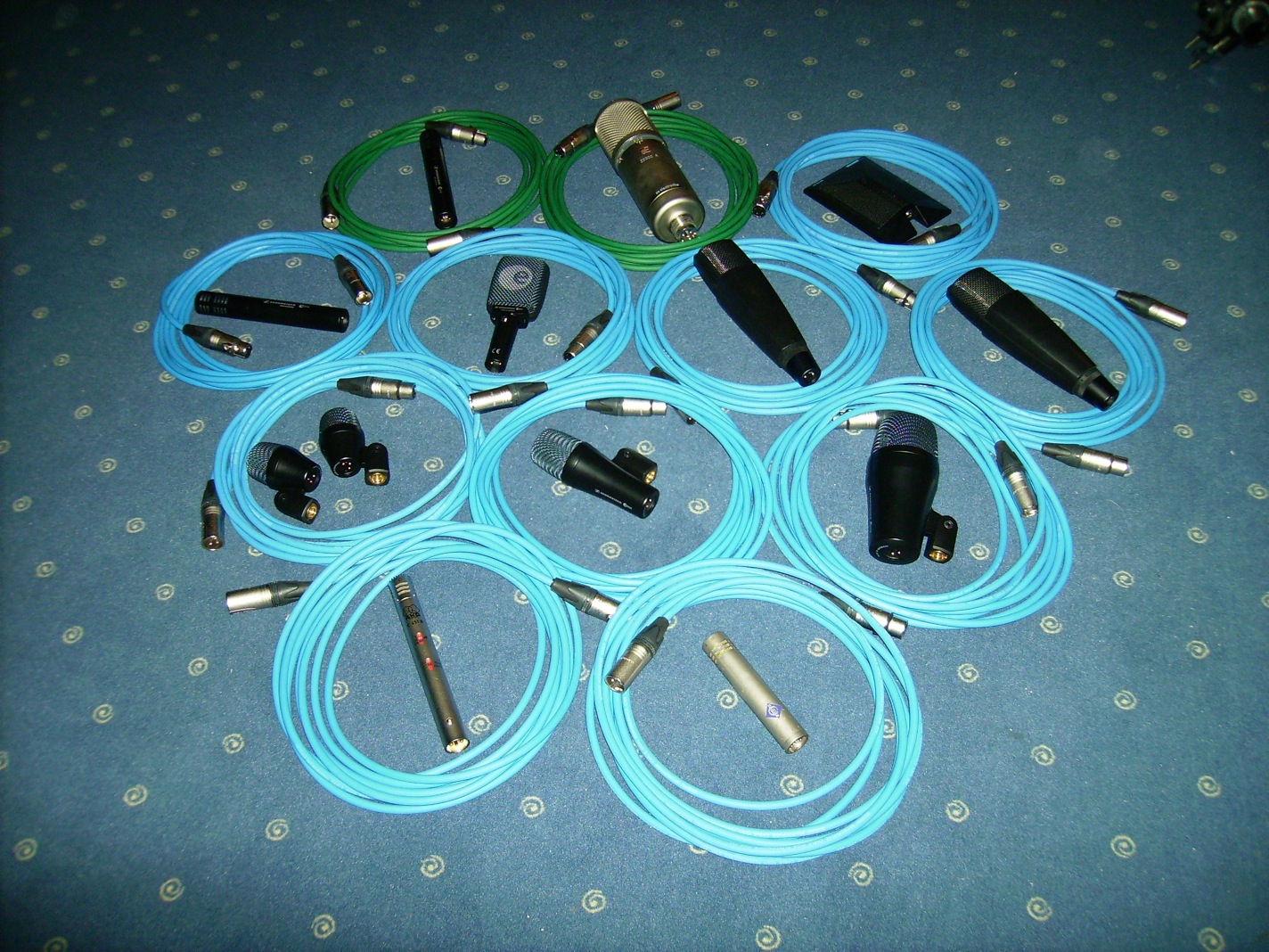 Mikros + Kabel Sqript Drum Recording